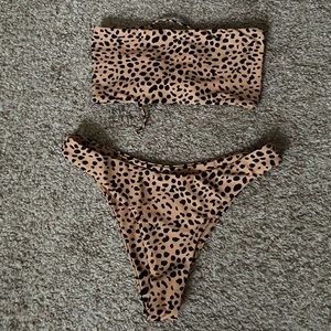 Zaful cheeky bandeau bathing suit
